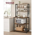 thumbnail image 2 of Cafetería Baker's Rack VASAGLE con estantes de almacenamiento de 6 niveles, 2 of 9