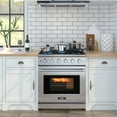 thumbnail image 4 of Costway 30" Natural Gas Range 120V with 5 Burners Cooktop & 4.55 Cu.Ft. Convection Oven, 4 of 10