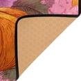 thumbnail image 4 of Non-Slip Area Rug 31"x20" Indoor Washable Floor Mats Carpet Printed for Living Room, Bedroom, Home Decor Pink Flowers and Pumpkins, 4 of 7