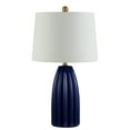 thumbnail image 2 of SAFAVIEH Kayden 25.5 in. Textured Ceramic Table Lamp, Navy Blue, 2 of 4