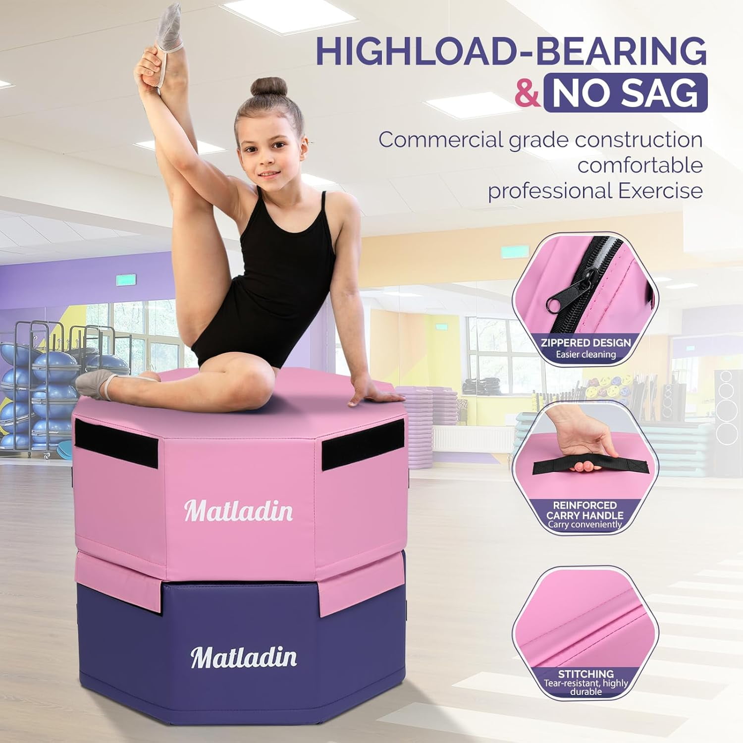 Matladin Gym Exercises Gymnatic Tumbling Octagon Mat Gymnatic Equipment ...