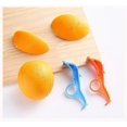 thumbnail image 2 of Naranja 4 Uds pelador de frutas y manzanas pelador de verduras de acero inoxidable pelador de anillo portátil pelador manual pelador de patatas naranja herramienta de cocina, 2 of 4