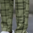 thumbnail image 3 of Betivan Men's Fashion Plaid Outdoor Casual Pants Elastic Waist Slim Pencil Fit Durable Comfortable Pants Stylish Daily Work Bottoms for Office Daily Outing Street Leisure, 3 of 9