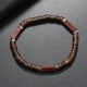 thumbnail image 1 of Xiao Hua Pulsera de cuentas de concha de coco hecha a mano para apilar, pulsera ajustable tejida trenzada hecha a mano para mujeres y hombres., 1 of 5