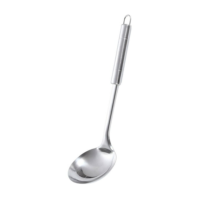 Stainless Steel Cooking Shovel Kitchen Utensil Long Spout Durable Scratch Resistant