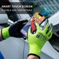 thumbnail image 3 of Guantes de trabajo MANUSAGE XXL recubiertos de nitrilo amarillo, 12 pares, 3 of 6