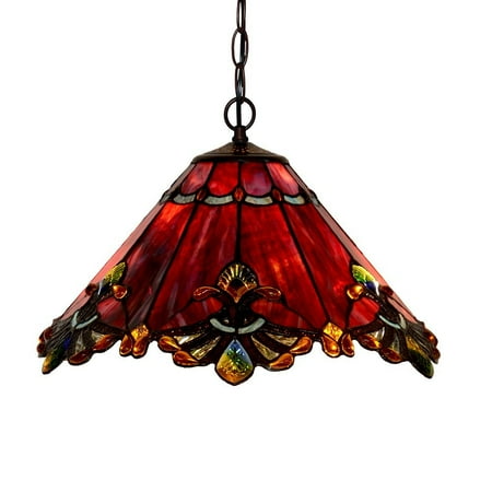 ceiling pendant fixture baroque bieye stained tiffany inches glass dialog displays option button additional opens zoom