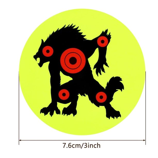 Shooting Target Paper Self Adhesive Splatter Targets Stickers Paper Targets Reactive Targets For