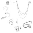 thumbnail image 1 of Manchons d'Oreille Décoratifs Boucles d'Oreilles en Alliage pour Cartilage Boucles d'Oreilles Non Percées pour Femmes, 1 of 10