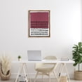 thumbnail image 4 of Stupell Industries Mid-Century Red Dotted Pattern Brown Floating Frame Canvas Art, 25 x 31, by Michael Willett, 4 of 8