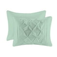 thumbnail image 3 of 100% Egyptian Cotton 3Pcs Tufted Pattern Duvet Set - Solid (Aqua Blue, Full / Queen), 3 of 5