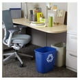 thumbnail image 6 of Products Deskside Recycling Can, 7-Gallon/28-Quart, Blue Recycling Symbol, Plastic, for Bedroom/Bathroom/Office/Under Desk/Sink, Pack of 4, 6 of 7