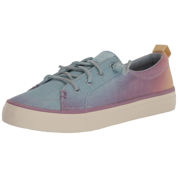 Sperry Women's Crest Vibe Seasonal Sneaker, Multi Shimmer, 7.5
