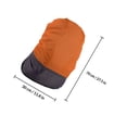 thumbnail image 2 of LOLIPPYY Reflective Orange Backpack Cover Waterproof Rain Protection for Cycling and Climbing, 2 of 8