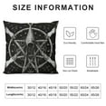thumbnail image 5 of Erapdaur Pentagram Dan Hillier Gothic Art Home Decor Pillow Cover Living Room Sofa Couch Car Zipper Closure Year-Round Use 1PC 22x22in, 5 of 5