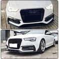 thumbnail image 2 of Gloss Black Front Bumper Air Vent Canard Compatible With Audi A5 B8.5 Sline S5 2Door 4Door 2012-2016 FRP Customized Front Bumper Splitter Spoiler, 2 of 7