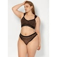 thumbnail image 3 of Smart & Sexy Women's 2-Pack Mesh & Lace Cheeky Brief Panties, 3 of 4