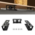 thumbnail image 6 of 3x under Desk Laptop Mount Brackets Stand Set Heavy Duty Laptop Holder Mount Black, 6 of 8