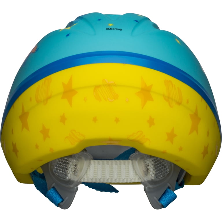 blue football helmet with white stripes LIGHT Helmets LS2-CV