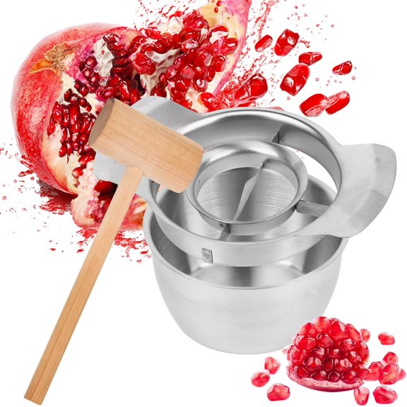 Amosfun Stainless Steel Pomegranate Peeler Tool for Easy and Efficient Peeling - 1 Set Kitchen Fruit Accessory