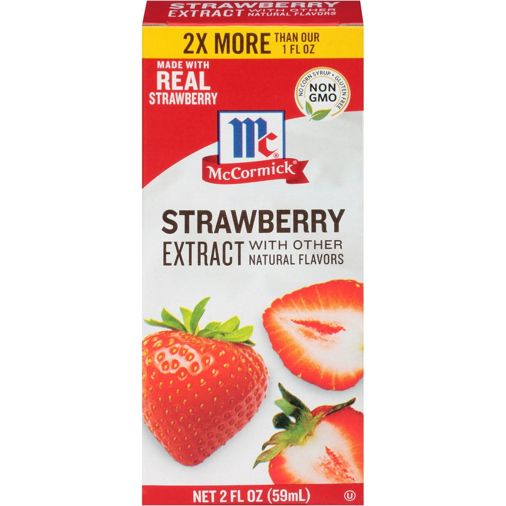 McCormick Strawberry Extract with Other Natural Flavors, 2 fl oz