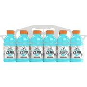 Gatorade Zero Sugar Thirst Quencher, Glacier Freeze Sports Drinks, 12 fl oz, 12 Count Bottles