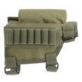 thumbnail image 2 of Bolsa de munición para rifle con culata de nailon, soporte para escopeta, reposa mejillas (verde militar), 2 of 3