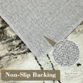 thumbnail image 2 of Garvee 9'x12' Modern Abstract Area Rugs Marble Design Accent Carpet, Distressed Print Rug Washable Rug with Non-Slip Backing Ultra-Soft Low Pile Indoor Rug for Living Room Bedroom Office, Brown, 2 of 8