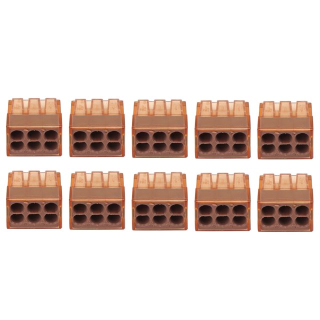 Conector de cable de conexión rápida de 0,75 mm, PCT606, material auxiliar eléctrico industrial, conductor de empuje para conexiones rápidas y fiables, ideal para uso doméstico e industrial.