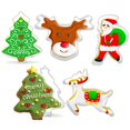 thumbnail image 1 of Coxeer Ensemble de Coupe-Cookies Mignon en Acier Inoxydable pour Biscuits pour Noël, 1 of 10