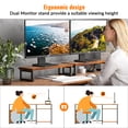 thumbnail image 6 of Furologee 66" Computer Desk, Adult Collection L-Shaped MultiFuntional Rustic Desk, Rustic Brown, 6 of 16