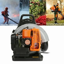 Seipouy 63CC Gas Leaf Blower, 3 HP Backpack Blower with 665 CFM Air Volume and 205 MPH Wind Speed, Powerful 2 Cycle Engine for Heavy-Duty Lawn, Yard, and Parking Lot Cleanup