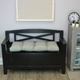 thumbnail image 2 of The Gripper Non-Slip Tufted Bench Cushion for Indoor Furniture, Entryway Storage, Bay Window, Corner Nook or Piano Seat, 33 Inches, Spa, 2 of 5