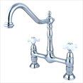 thumbnail image 2 of Kingston Brass KS1178PX 8 Inch Center Deck Mount Kitchen Faucet - Satin Nickel, 2 of 3