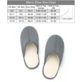 thumbnail image 6 of cosyone1997 Men's Scuff Slippers Indoor Outdoor Memory Foam House Shoes Non-slip Rubber Soles, 6 of 8