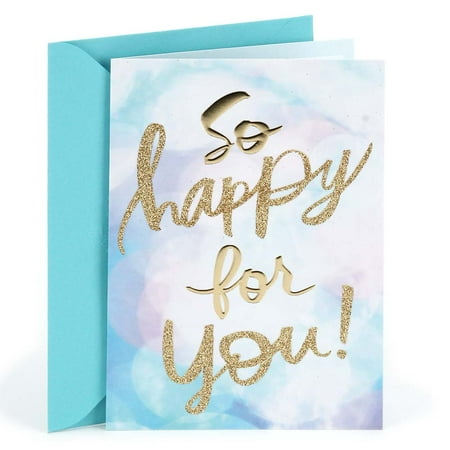 Hallmark, So Happy for You, Congratulations Greeting (Engagement Congratulations Message To Best Friend)