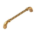 thumbnail image 3 of Utopia Alley Naples Pull Handle - Decorative Cabinet Drop Pull Handles- Vintage Cabinet Hardware with Hand Finished Antique European Brass - Metal Drawer Pull Handle, 5.0" Center to Center, 3 of 9