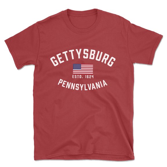 Gettysburg Pennsylvania Patriot Men's Cotton T-Shirt