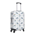 thumbnail image 3 of Xecao Music Shark print Elastic Luggage Cover, with double-sided print , is perfect for travel, business, and daily use, 3 of 9