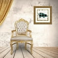 thumbnail image 3 of Sophie 6 20x20 Gold Ornate Wood Framed with Double Matting Museum Art Print Titled - Farm Fashion Pig, 3 of 4