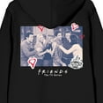 thumbnail image 4 of Friends TV Group Shot Long Sleeve Black Adult Zip-Up Hoodie, 4 of 5