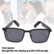 thumbnail image 3 of Gafas, Gafas de Sol Inteligentes Bloqueo de Luz Azul Liviano Apertar Altavoz de Oreja Recargable paraetucir Caminatas, 3 of 7