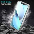 thumbnail image 3 of JETech Case for iPhone 14 Plus 6.7-Inch with Built-in Screen Protector Anti-Scratch, 360 Degree Full Body Rugged Phone Cover Clear Back (Clear), 3 of 7
