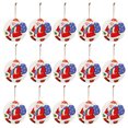 thumbnail image 1 of Adornos navideños Tarjeta colgante de madera de Navidad Decoración de árbol de Navidad de madera de doble cara Wmkox8yii gf9205, 1 of 8