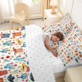 thumbnail image 5 of Homewish Western Cowboy Boots 7-Piece King Bedding,Plants Cactus King Bed in a Bag,Brown Blue,Reversible, 5 of 8