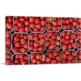 thumbnail image 1 of ARTCANVAS Strawberries Pattern Supermarket decor Canvas Art Print - Size: 18" x 12" (0.75" Deep), 1 of 9