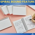 thumbnail image 3 of 1InTheOffice Spiral Index Cards 3x5 Ruled, Spiral Bound, 50 White Cards/Spiral (3 Pack), 3 of 6