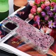 thumbnail image 6 of Slim Fit Phone Case for iPhone 14 Plus (6.7 in.), Glitter Liquid Quicksand Effect Silicone Soft TPU Case with Camera Lens and Screen Protection for iPhone 14 Plus,LSWT Diamond Rose, 6 of 13