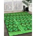 thumbnail image 2 of Ahgly Company Indoor Square Patterned Green Area Rugs, 7' Square, 2 of 6