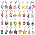 thumbnail image 4 of Llaveros de la serie Mario, figuras de Anime, Luigi, Bowser, Yoshi, Peach, modelo de PVC, colgante, decoración, regalo para niños, 4 of 5